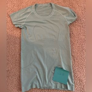 Lululemon swiftly tech sea foam shirt